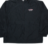 CHAMPION Cal State Mens Anorak Jacket Black USA Hooded 2XL