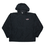 CHAMPION Cal State Mens Anorak Jacket Black USA Hooded 2XL