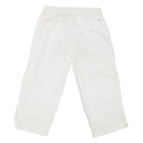 TOMMY HILFIGER Golf Womens Pedal Pushers Shorts White L W38