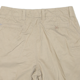 NAUTICA Trim Mens Chino Shorts Brown M W34