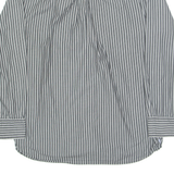 TOMMY HILFIGER Mens Shirt Grey Striped Long Sleeve XL