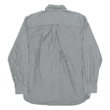 TOMMY HILFIGER Mens Shirt Grey Striped Long Sleeve XL