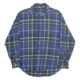 NAUTICA Mens Shirt Blue Check Long Sleeve M