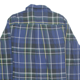 NAUTICA Mens Shirt Blue Check Long Sleeve M