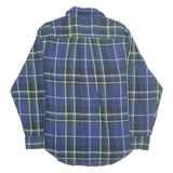 NAUTICA Mens Shirt Blue Check Long Sleeve M