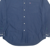 TOMMY HILFIGER Mens Shirt Blue Long Sleeve M