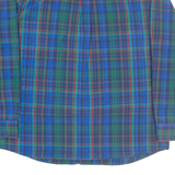 CHAPS Mens Shirt Blue Check Long Sleeve XL