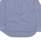 NAUTICA Mens Shirt Blue Check Long Sleeve XL