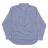 NAUTICA Mens Shirt Blue Check Long Sleeve XL