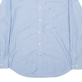 NAUTICA Mens Shirt Blue Pinstripe Long Sleeve L
