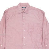 NAUTICA Mens Plain Shirt Red Long Sleeve XL