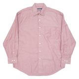 NAUTICA Mens Plain Shirt Red Long Sleeve XL