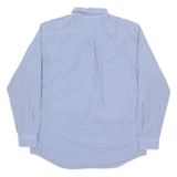 NAUTICA Mens Shirt Blue Gingham Long Sleeve XL