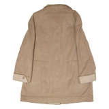 MARCONA Womens Overcoat Coat Beige Wool UK 18