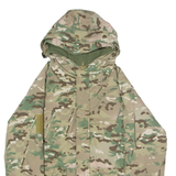 Womens Parka Jacket Green Hooded Camouflage XL