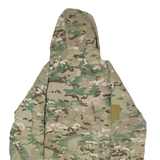 Womens Parka Jacket Green Hooded Camouflage XL