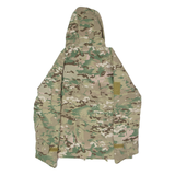 Womens Parka Jacket Green Hooded Camouflage XL