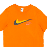 NIKE Mens T-Shirt Orange M