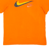 NIKE Mens T-Shirt Orange M