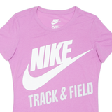 NIKE Slim Fit Womens T-Shirt Pink M