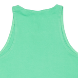 NIKE Cropped Womens Vest Green Sleeveless M
