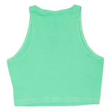 NIKE Cropped Womens Vest Green Sleeveless M