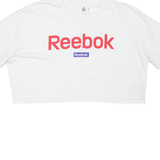 REEBOK Cropped Womens T-Shirt White L