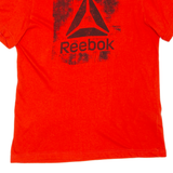 REEBOK Mens T-Shirt Red S