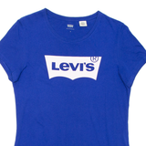 LEVI'S Womens T-Shirt Blue S