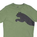 PUMA Mens T-Shirt Green S