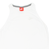 NIKE Cropped Womens Vest White Sleeveless M