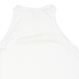 NIKE Cropped Womens Vest White Sleeveless M