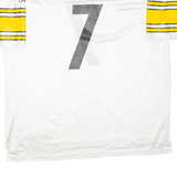 NFL Ice Hockey Steelers Mens Jersey White USA V-Neck 2XL
