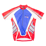 BRUNEX SWISS Cycling Mens Jersey Red 1/2 Zip L