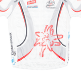 BICYCLE HOLIDAYS MAX HUERZELER Cycling Mens Jersey White Full Zip L