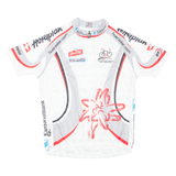 BICYCLE HOLIDAYS MAX HUERZELER Cycling Mens Jersey White Full Zip L