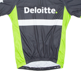 Cycling Mens Jersey Black 1/4 Zip M