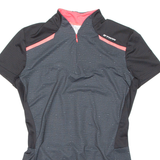 BTWIN Cycling Womens Jersey Black 1/4 Zip XS