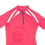 GONSO Cycling Mens Jersey Pink 1/4 Zip L