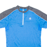 DR2B Cycling Mens Jersey Blue 1/4 Zip S