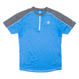 DR2B Cycling Mens Jersey Blue 1/4 Zip S
