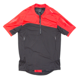 DECATHLON Cycling Mens Jersey Black 1/4 Zip M