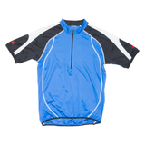SPORTFUL Cycling Mens Jersey Blue 1/4 Zip M