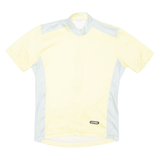 UVEX Cycling Mens Jersey Yellow 1/2 Zip M