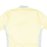 UVEX Cycling Mens Jersey Yellow 1/2 Zip M