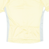 UVEX Cycling Mens Jersey Yellow 1/2 Zip M