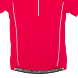 VAUDE Cycling Mens Jersey Red 1/4 Zip S