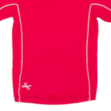 VAUDE Cycling Mens Jersey Red 1/4 Zip S
