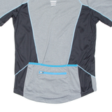 STOKE Cycling Mens Jersey Grey Full Zip S