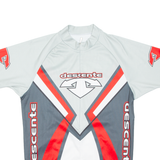 BIKE TEX Cycling Mens Jersey Grey 1/2 Zip L